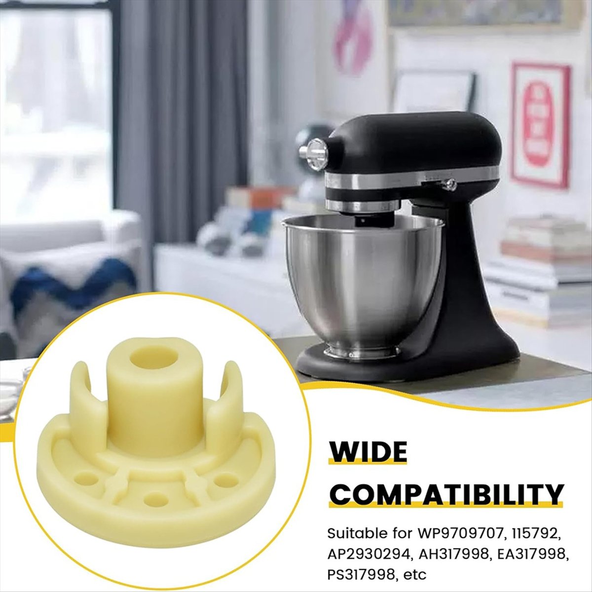 Kitchenaid Mixer Hand Mixer - ยางรองฐานเครื่องผสมอาหาร A75K 9709707, ชุด 10 ชิ้น
