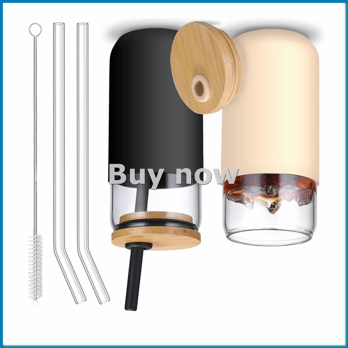 Beer & Wine Jockey Plaza Shopping - แก้วน้ำแก้วใส 2 สี ขนาด 20 ออนซ์