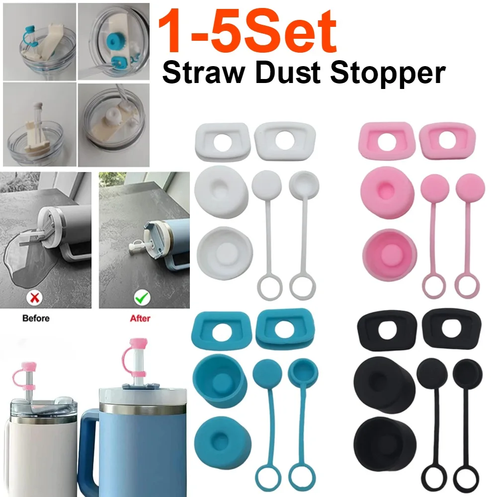 Bottle Stopper Set - ชุดซิลิโคนกันหกสำหรับ2.0แก้ว Stanley ขนาด40ออนซ์/30ออนซ์อุปกรณ์เสริมสำหรับ1.0แก้ว Stanley