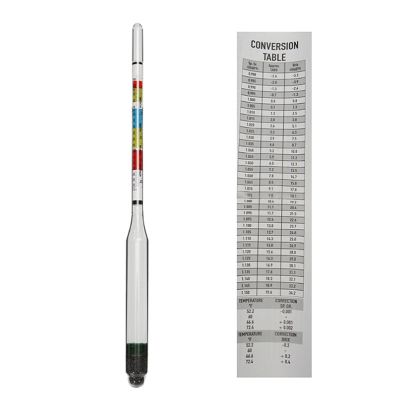 Triple Scale Hydrometer เบียร์ - Wine Beer Cider บทวิจารณ์และราคา