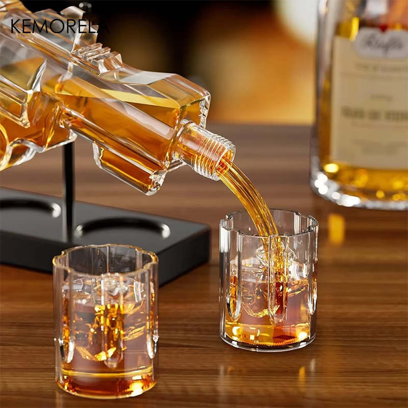 KEMORELA Revolver ขวดเหล้าแก้ว - Wine Beer And Liquor บทวิจารณ์และราคา