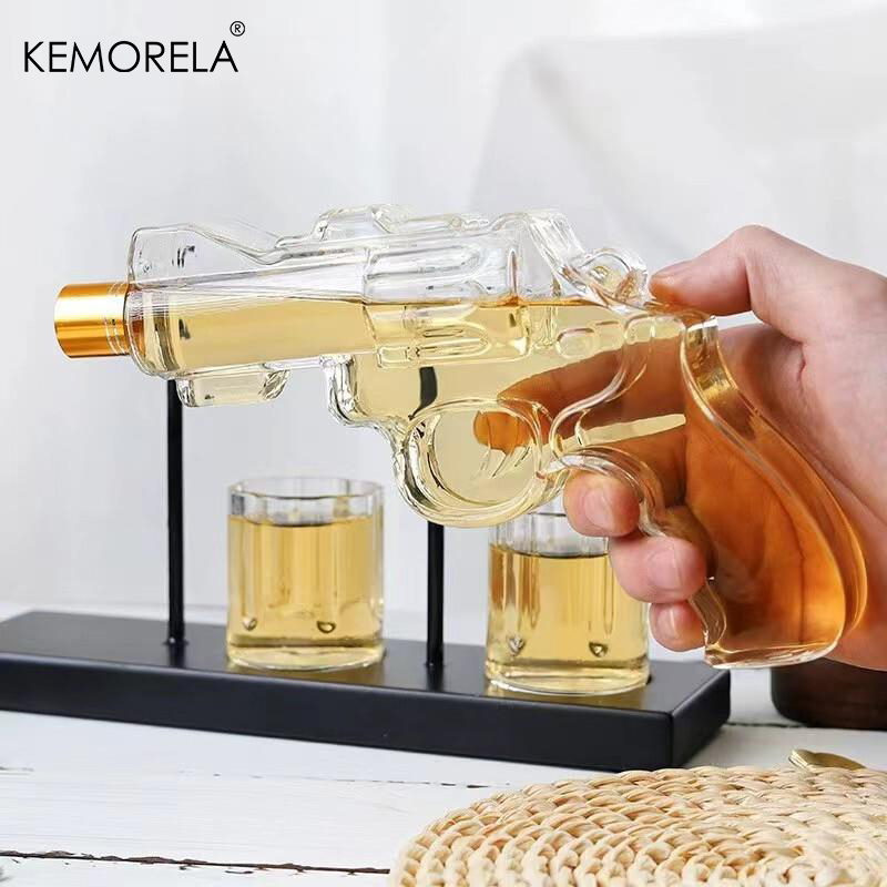 KEMORELA Revolver ขวดเหล้าแก้ว - Wine Beer And Liquor บทวิจารณ์และราคา