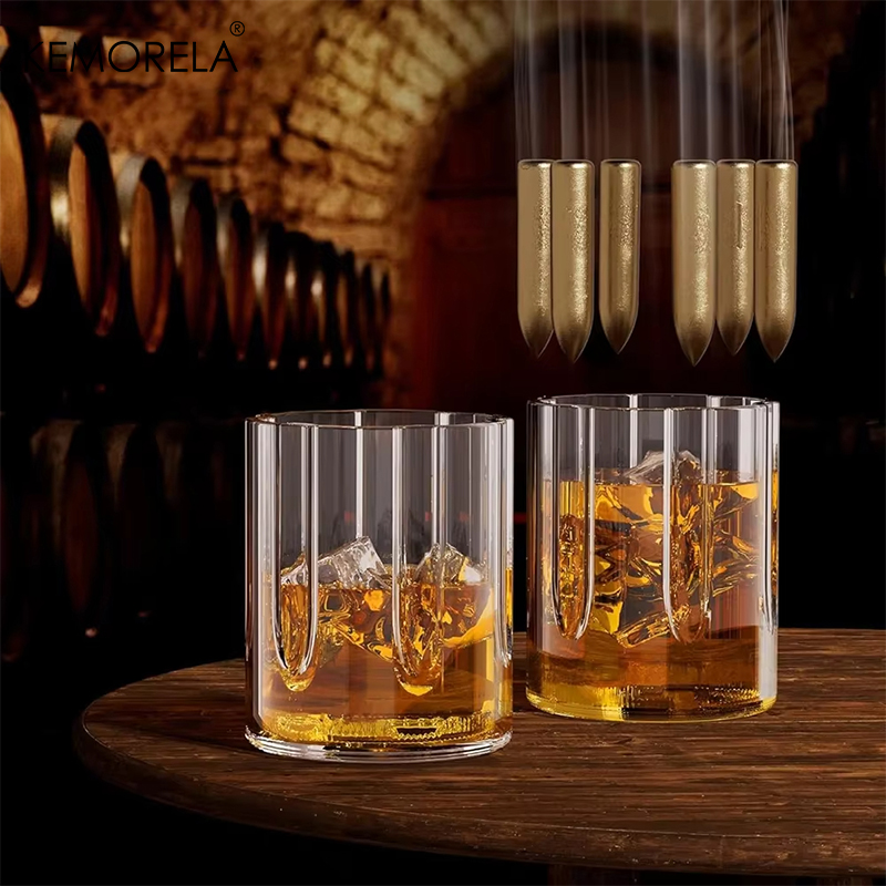 KEMORELA Revolver ขวดเหล้าแก้ว - Wine Beer And Liquor บทวิจารณ์และราคา