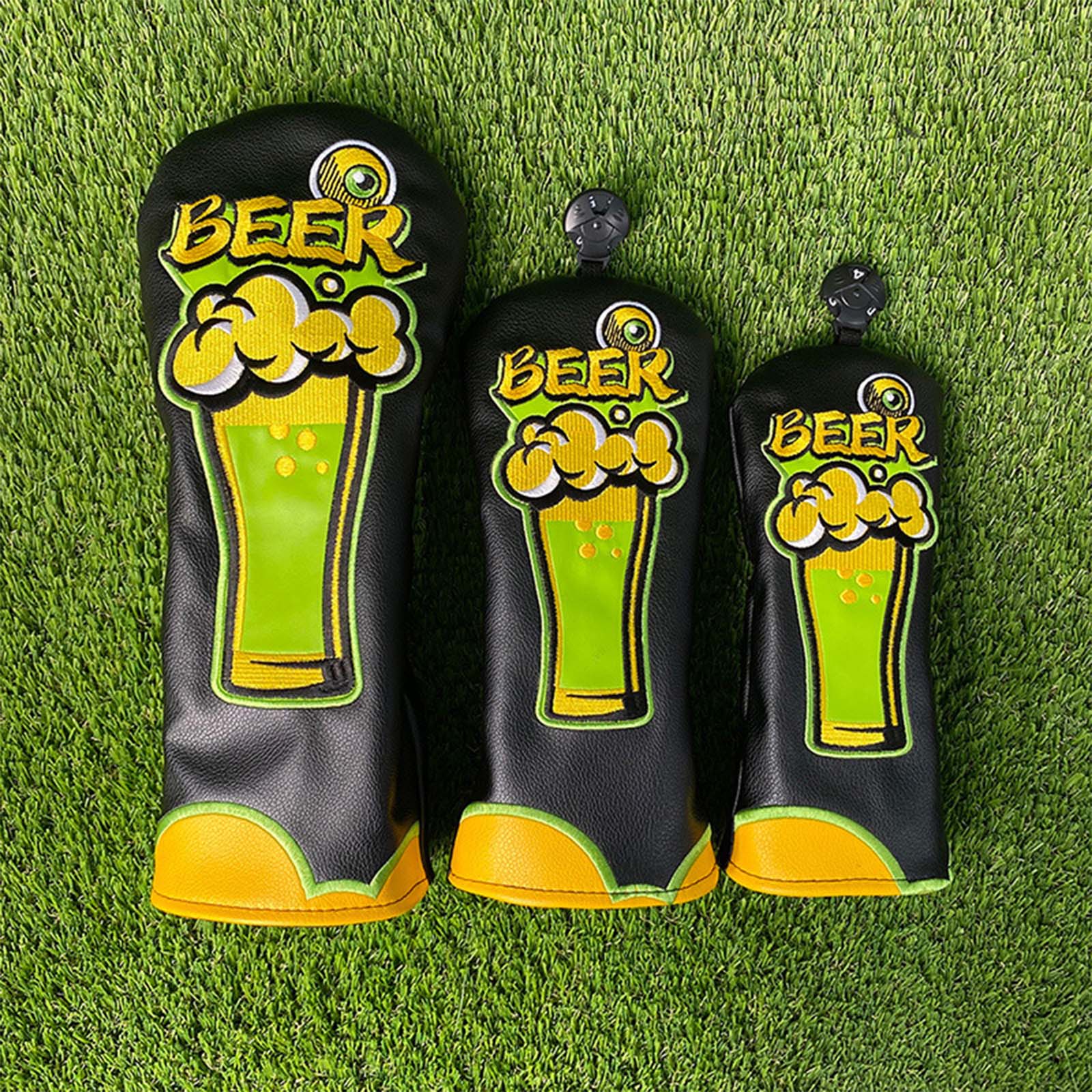ปลอกหุ้มหัวไม้กอล์ฟหนัง PU ลาย - Beer & Wine Jockey Plaza Shopping บทวิจารณ์และราคา
