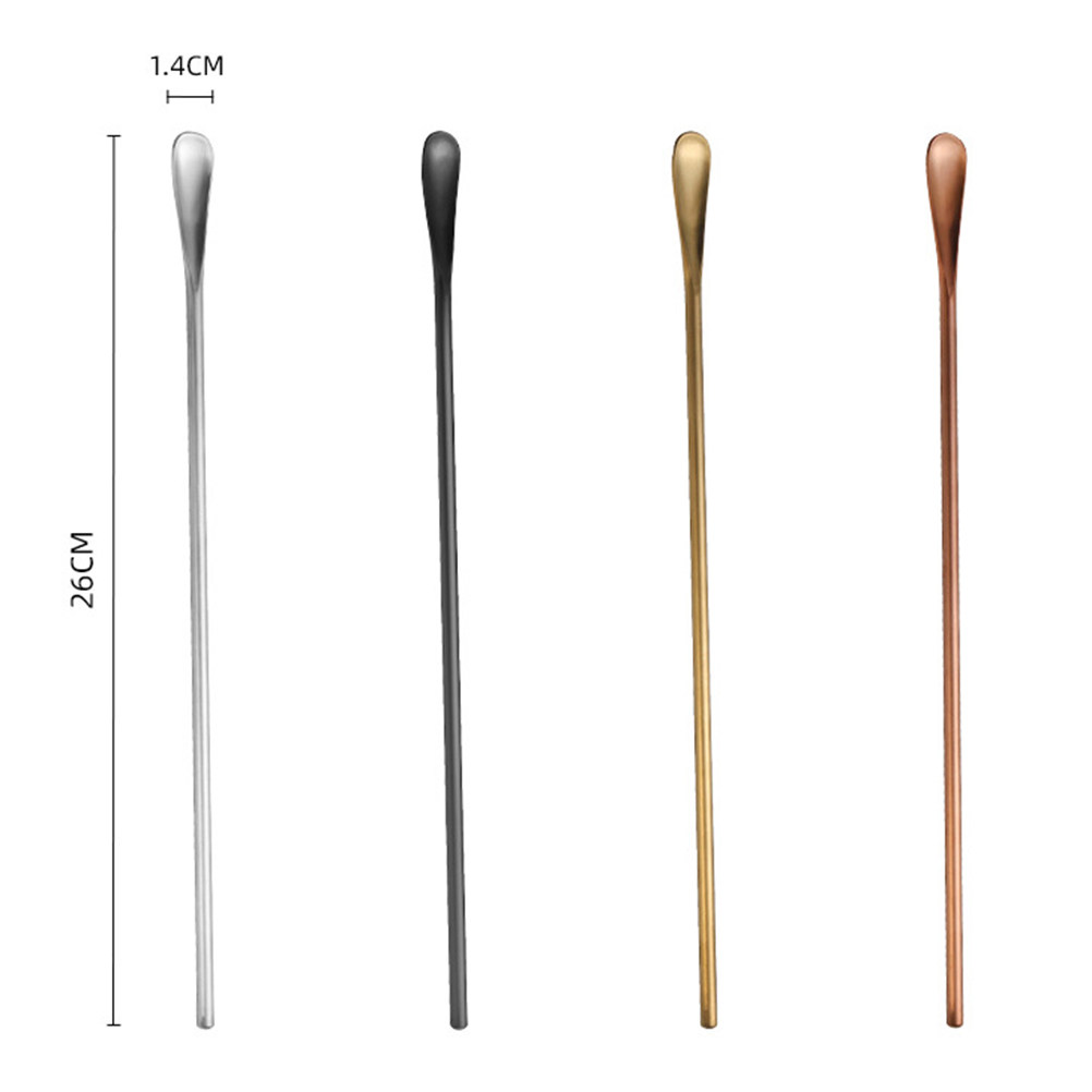 ช้อนค็อกเทลสแตนเลส 2 ชิ้น ด้าม - Bar Spoon Twisted บทวิจารณ์และราคา