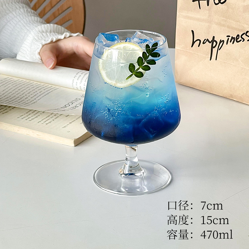 แก้วทรงสูงขาสั้น ดีไซน์หรูหรา  - Wine Beer Foot บทวิจารณ์และราคา