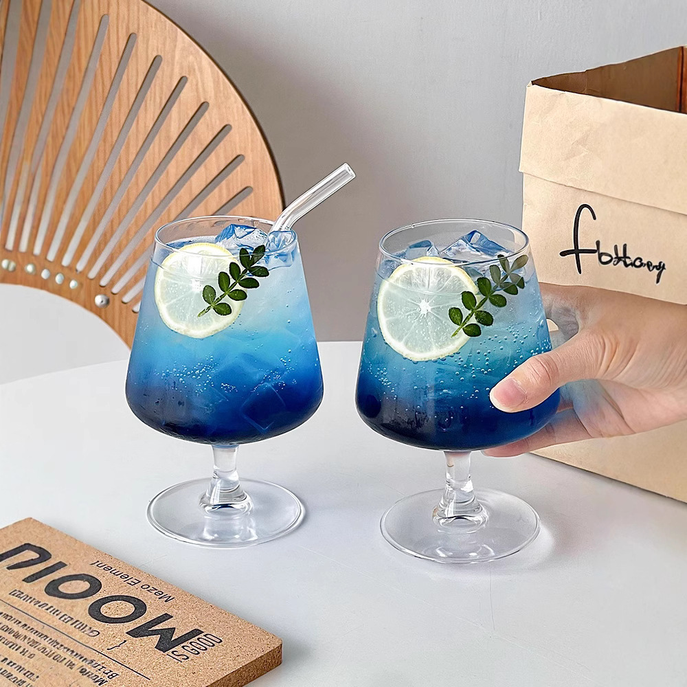 แก้วทรงสูงขาสั้น ดีไซน์หรูหรา  - Wine Beer Foot บทวิจารณ์และราคา