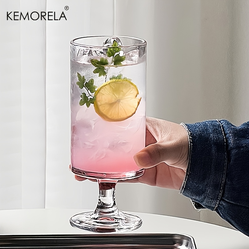 KEMORELA แก้วน้ำทรงสูง 1 ชิ้น  - Wine Beer Foot บทวิจารณ์และราคา