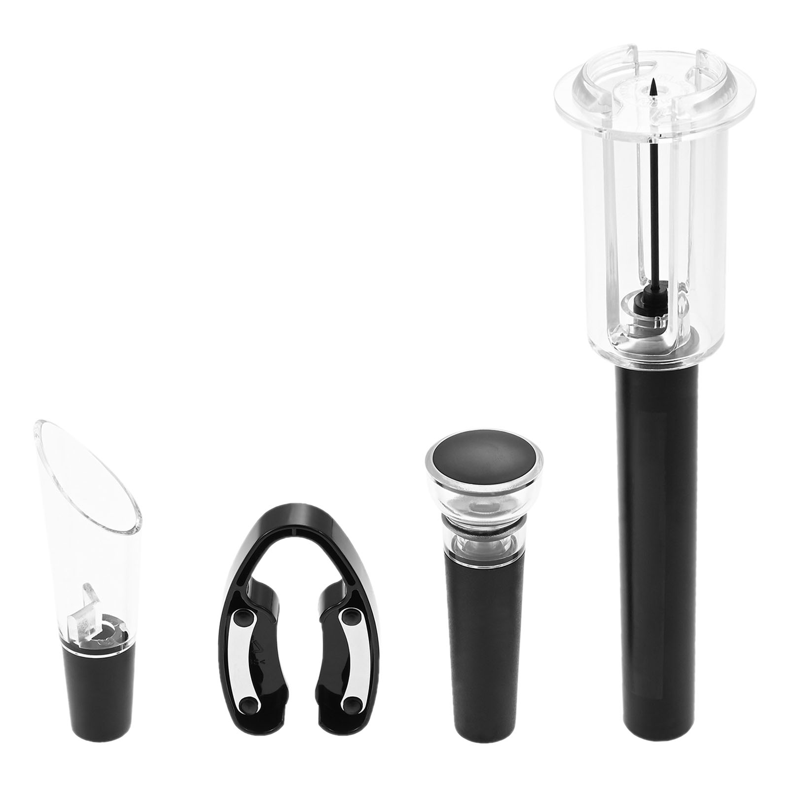 4 ชิ้นแบบพกพาปั๊มความดันอากาศข - Bottle Stopper Set บทวิจารณ์และราคา