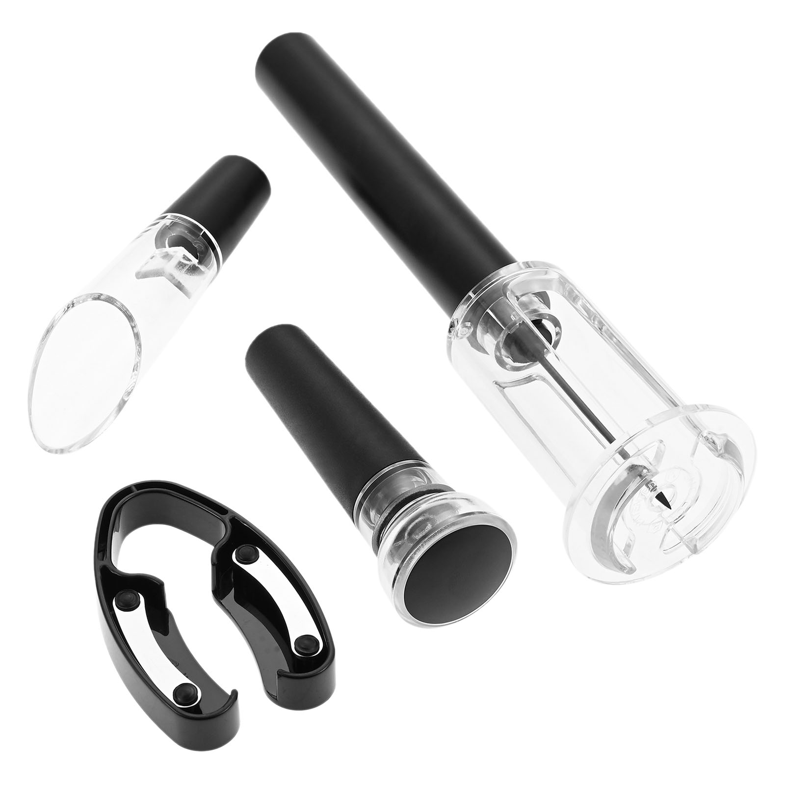 4 ชิ้นแบบพกพาปั๊มความดันอากาศข - Bottle Stopper Set บทวิจารณ์และราคา