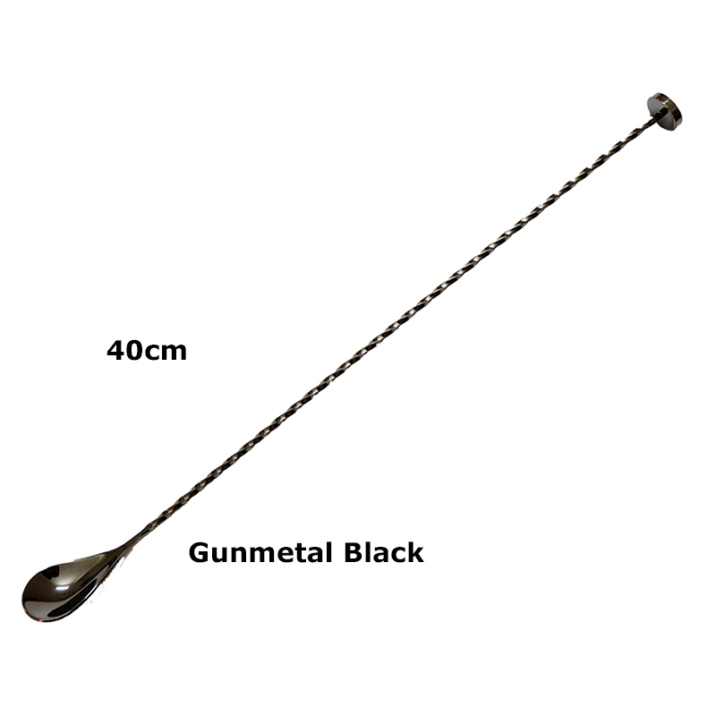 จัดส่งฟรี40ซม.สแตนเลสสตีลช้อนค - Bar Spoon Twisted บทวิจารณ์และราคา