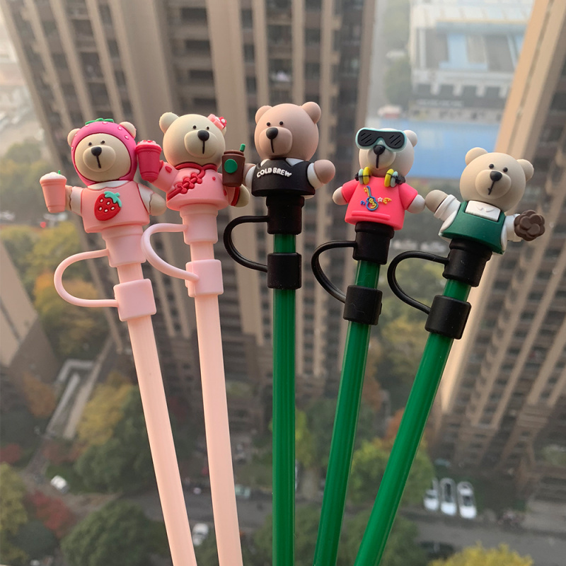 Creative ซิลิโคนฟาง Stopper Re - Bottle Stopper Set บทวิจารณ์และราคา