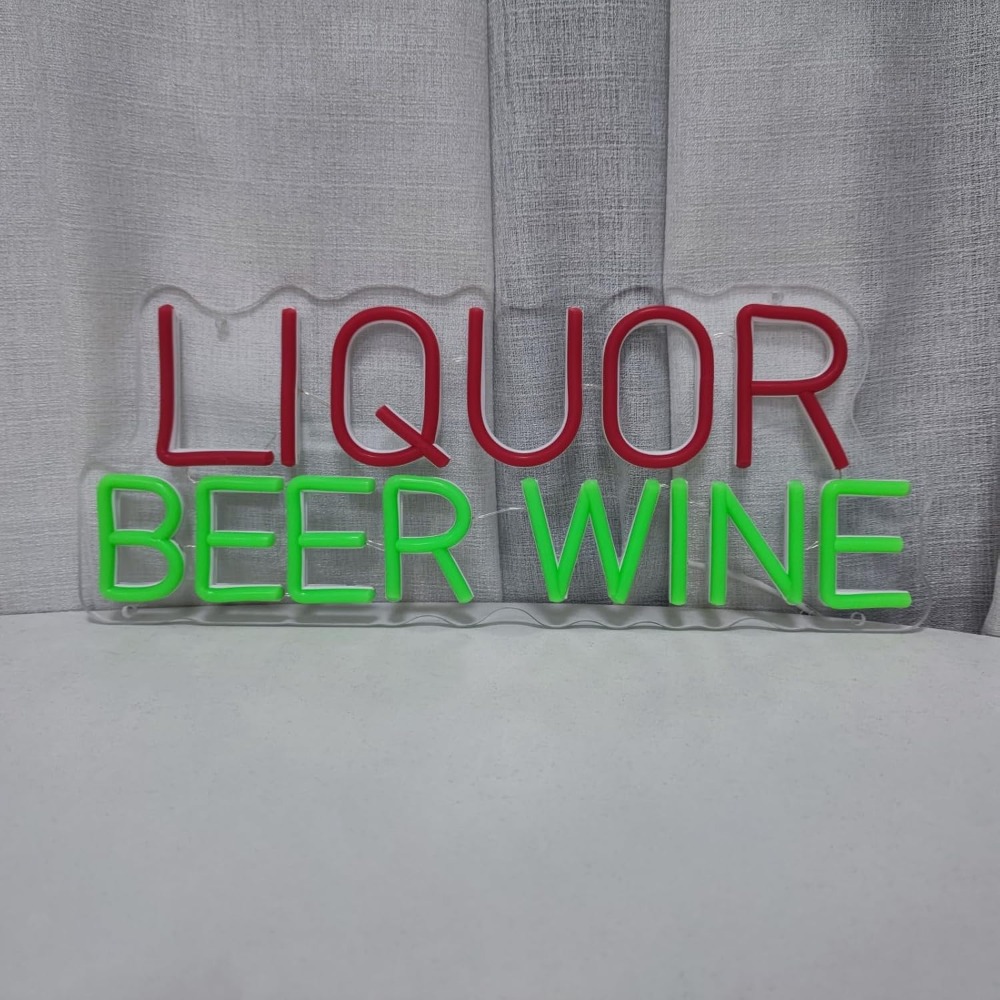ป้ายไฟนีออน LED สำหรับตกแต่งผน - Wine Beer Store บทวิจารณ์และราคา
