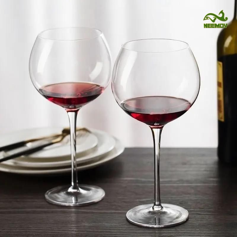 แก้วไวน์ทรงสูงลายดอกทิวลิปสีแด - Wine Beer Foot บทวิจารณ์และราคา