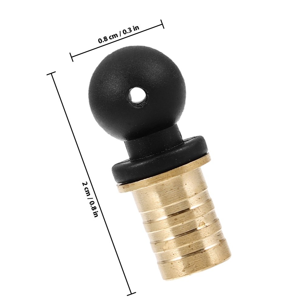 ฝาขวดรูปน้ำเต้าทองเหลือง 4 ชิ้ - Bottle Stopper Set บทวิจารณ์และราคา
