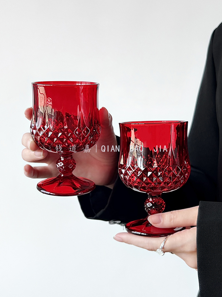 วินเทจสีแดงสไตล์ INS นูนสูงเท้ - Wine Beer Foot บทวิจารณ์และราคา