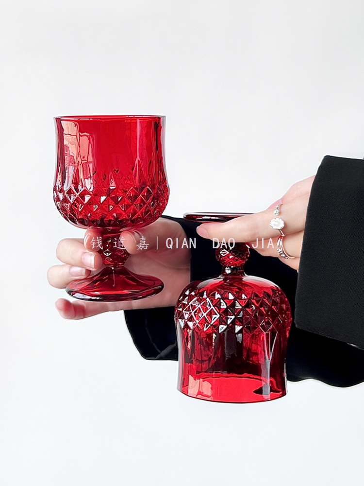 วินเทจสีแดงสไตล์ INS นูนสูงเท้ - Wine Beer Foot บทวิจารณ์และราคา