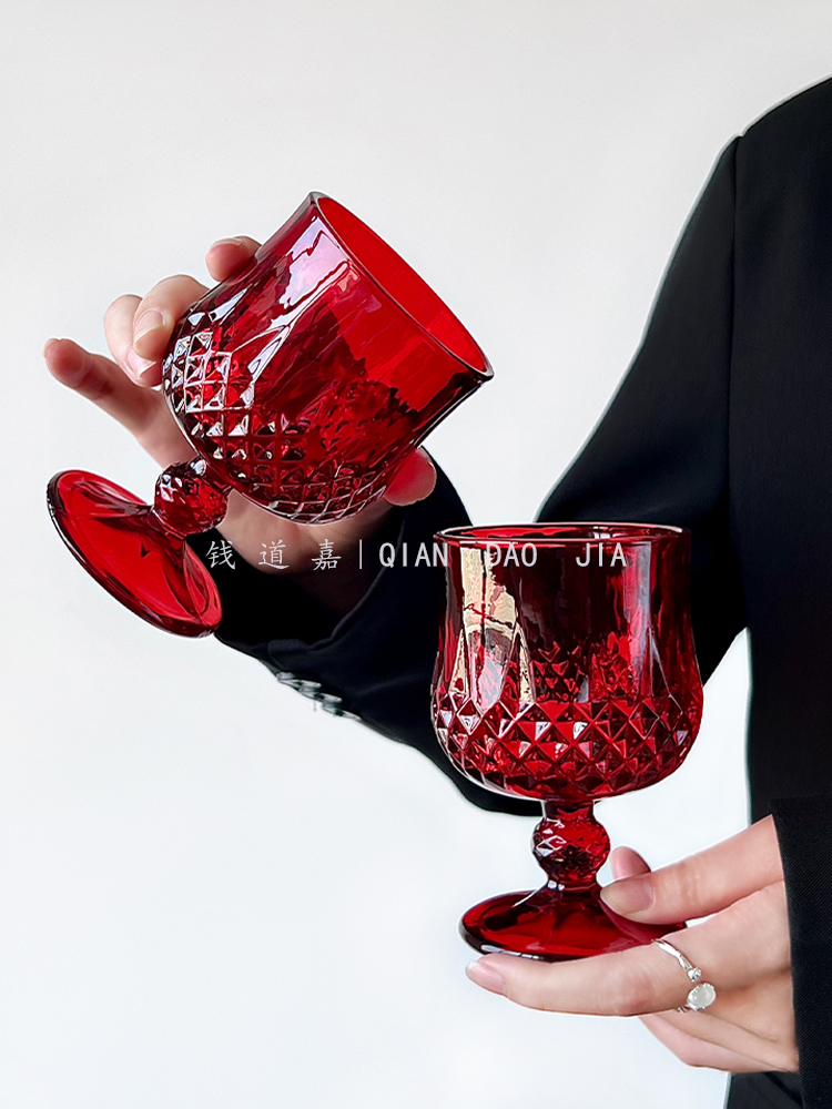 วินเทจสีแดงสไตล์ INS นูนสูงเท้ - Wine Beer Foot บทวิจารณ์และราคา