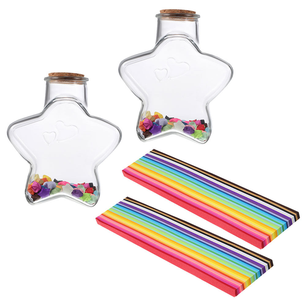 ชุดขวดแก้วใสสำหรับใส่ของตกแต่ง - Bottle Stopper Set บทวิจารณ์และราคา