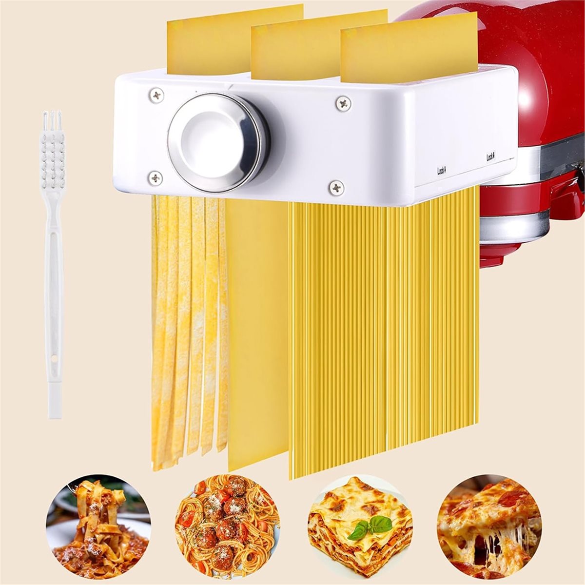 ABSF 3-in-1 อุปกรณ์ทำพาสต้าสำห - Kitchenaid Mixer Hand Mixer บทวิจารณ์และราคา