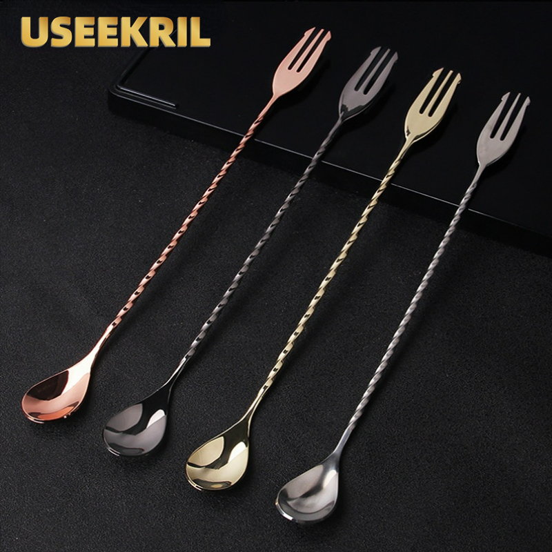 30 40 50ซม.ช้อนบาร์ที่มีเคล็ดล - Bar Spoon Twisted บทวิจารณ์และราคา