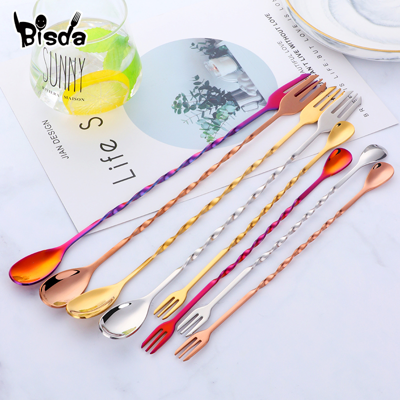 ช้อนบาร์ค็อกเทลพร้อมส้อม, สแตน - Bar Spoon Twisted บทวิจารณ์และราคา