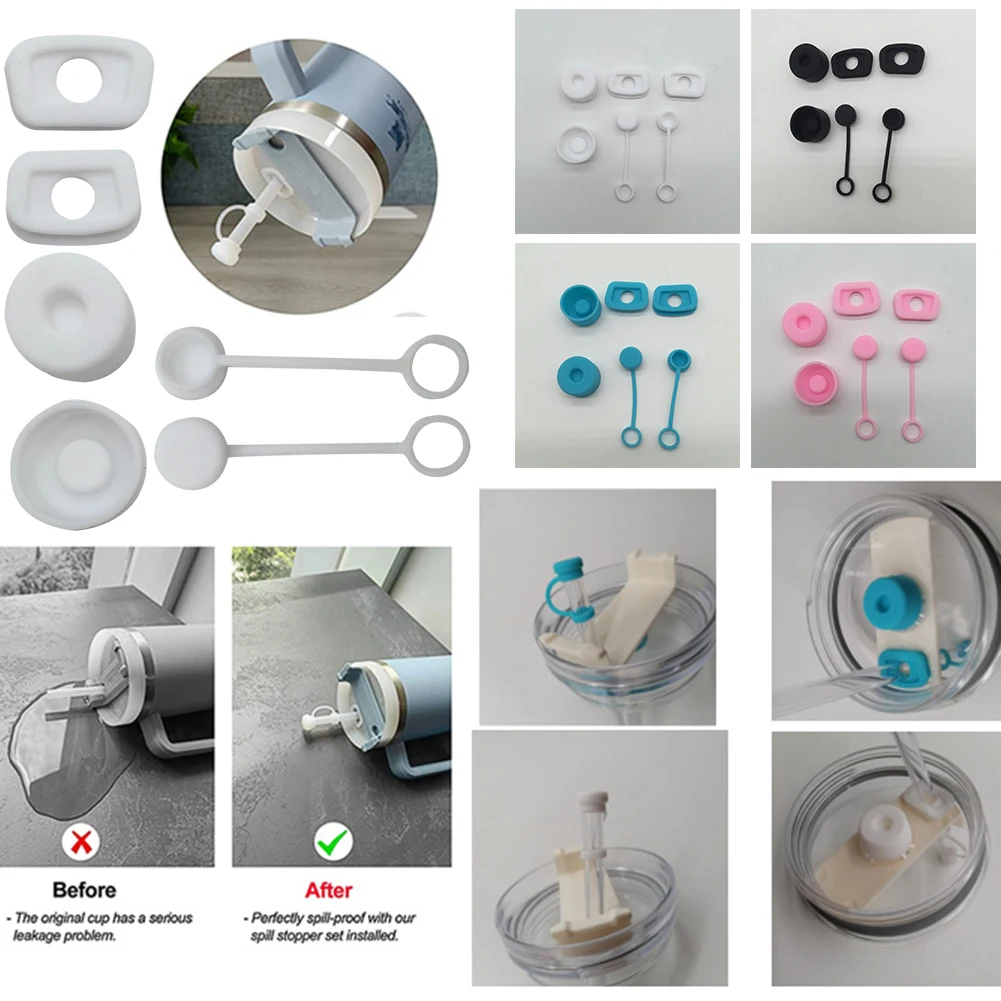 ชุดซิลิโคนกันหกสำหรับ2.0แก้ว S - Bottle Stopper Set บทวิจารณ์และราคา