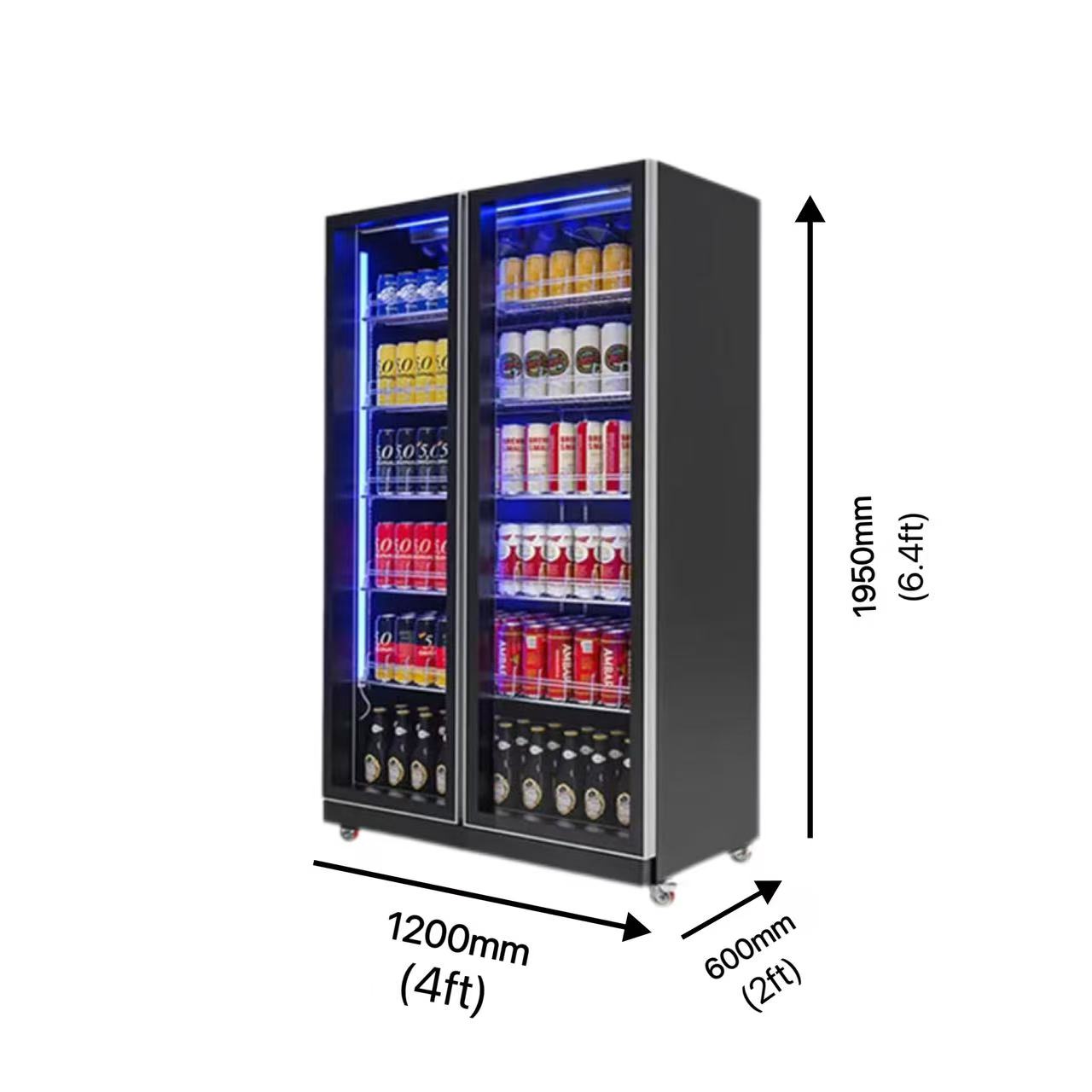 ตู้แช่เครื่องดื่มแบบประตูคู่ ร - Beer & Wine Jockey Plaza Shopping บทวิจารณ์และราคา
