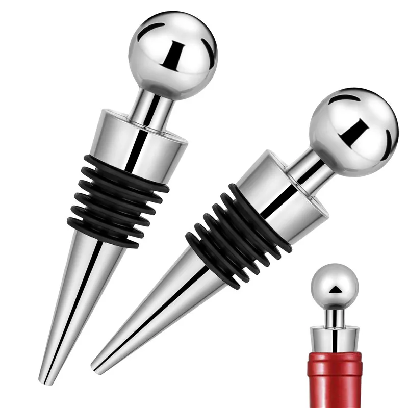 จุกปิดขวดเงิน 2 ชิ้น/ชุด รูปทร - Bottle Stopper Set บทวิจารณ์และราคา